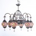 Authentic Filigree 6-Piece Ceiling Pendant Lamp Plafoner Chandelier Mosaic Lamp